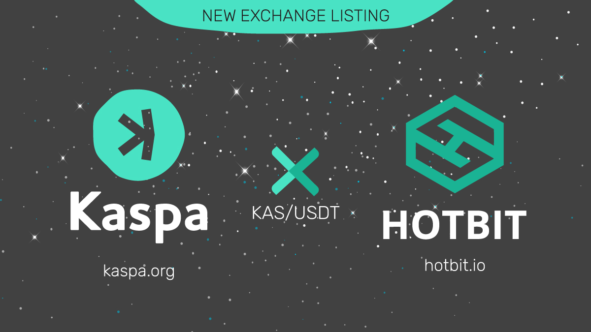 Kaspa Listed on Hotbit - Kaspa